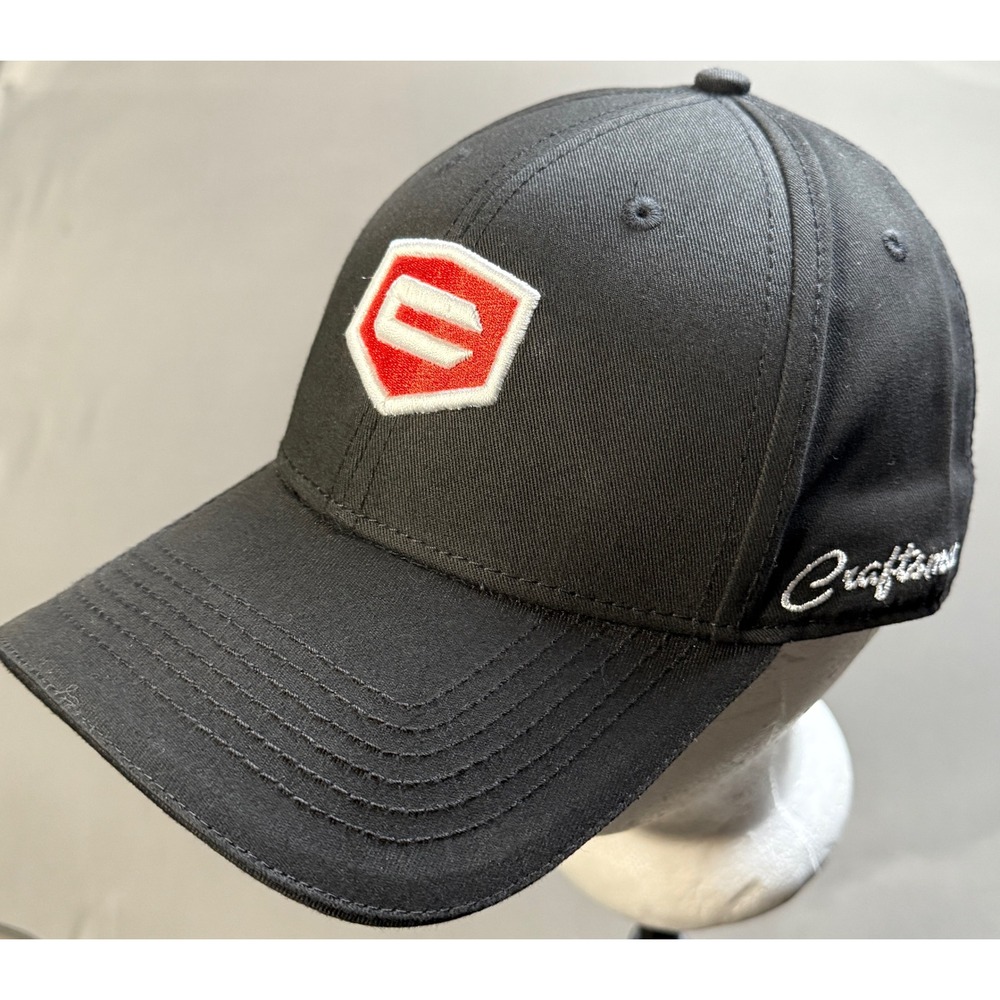 World of Outlaws Craftsman‎ Black Hat Cap Racing Adjustable Baseball Mens